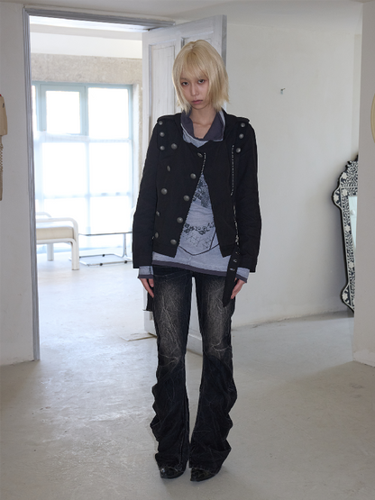Mid-Century Vintage Napoleon Coat【s0000016952】