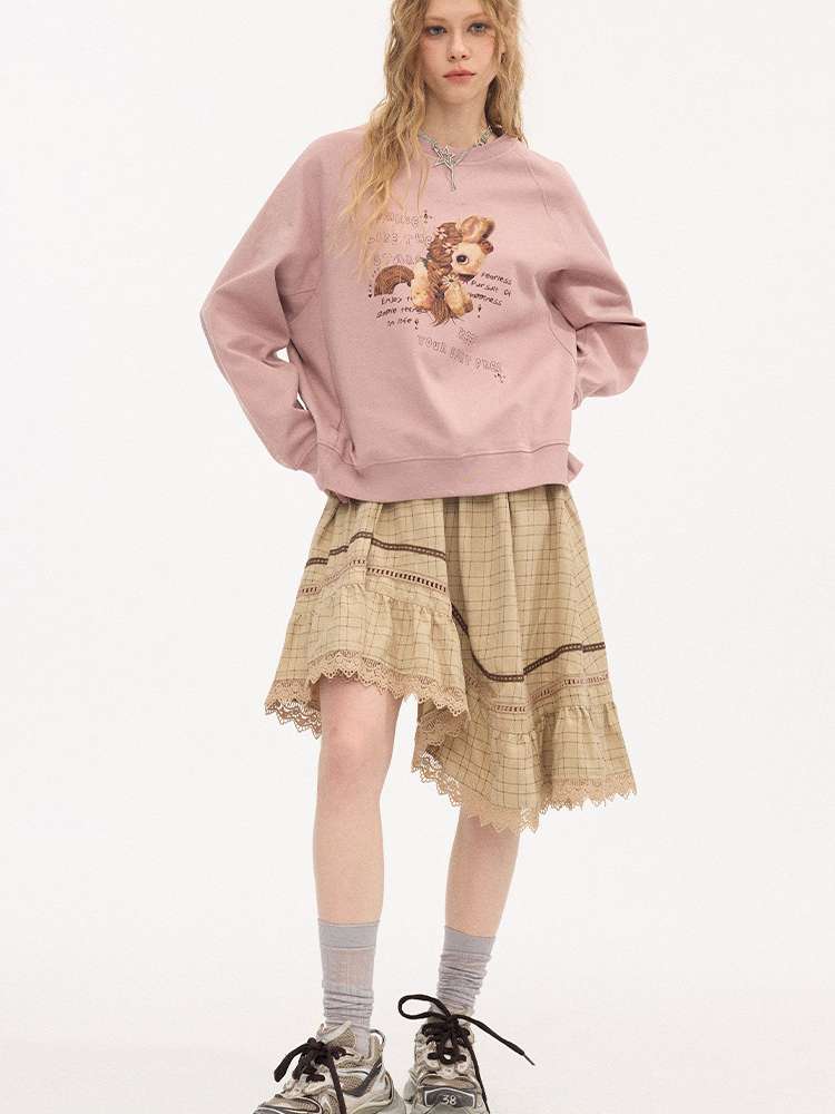 Irregular Wave Panelled Skirt【s0000015418】