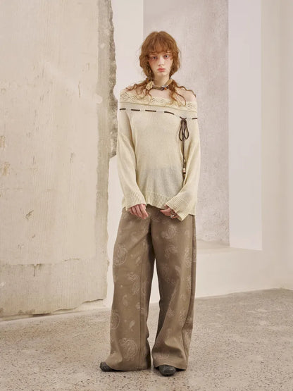 Oversized Sleeveless Cardigan Knit Sweater【s0000014057】