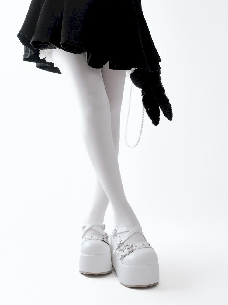 Gothic angel devil thick-soled shoes【s0000012965】