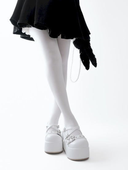 Gothic angel devil thick-soled shoes【s0000012965】