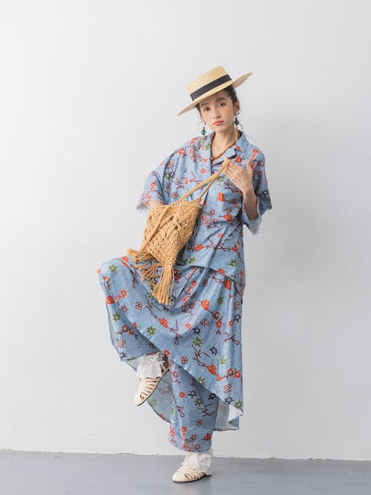 Cuban short-sleeved shirt dress pants【s0000013315】