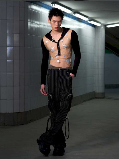 Stacked Striped Pants【s0000014643】