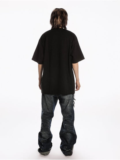 Slogan Print Casual T Shirt【s0000019128】