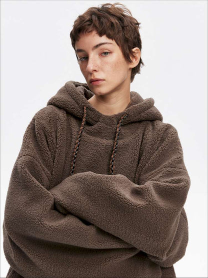 Drawstring Loose Hooded Jacket【s0000015060】