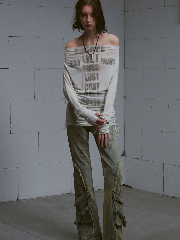 Thin Long Sleeve Printed Tee【s0000011851】