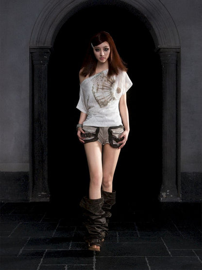 Multi-pocket low-rise shorts【s0000012307】