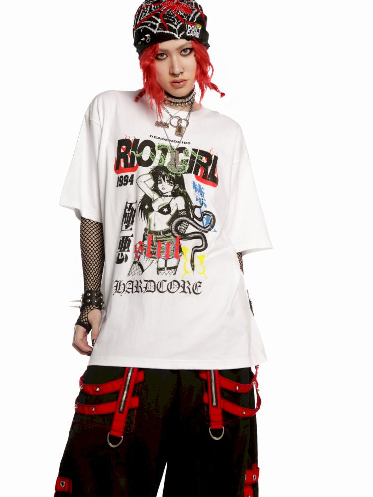 Street tide loose versatile multicolor T-shirt【s0000013601】