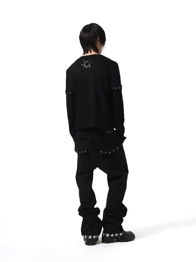Fake Two Piece Printed Long Sleeve【s0000018198】
