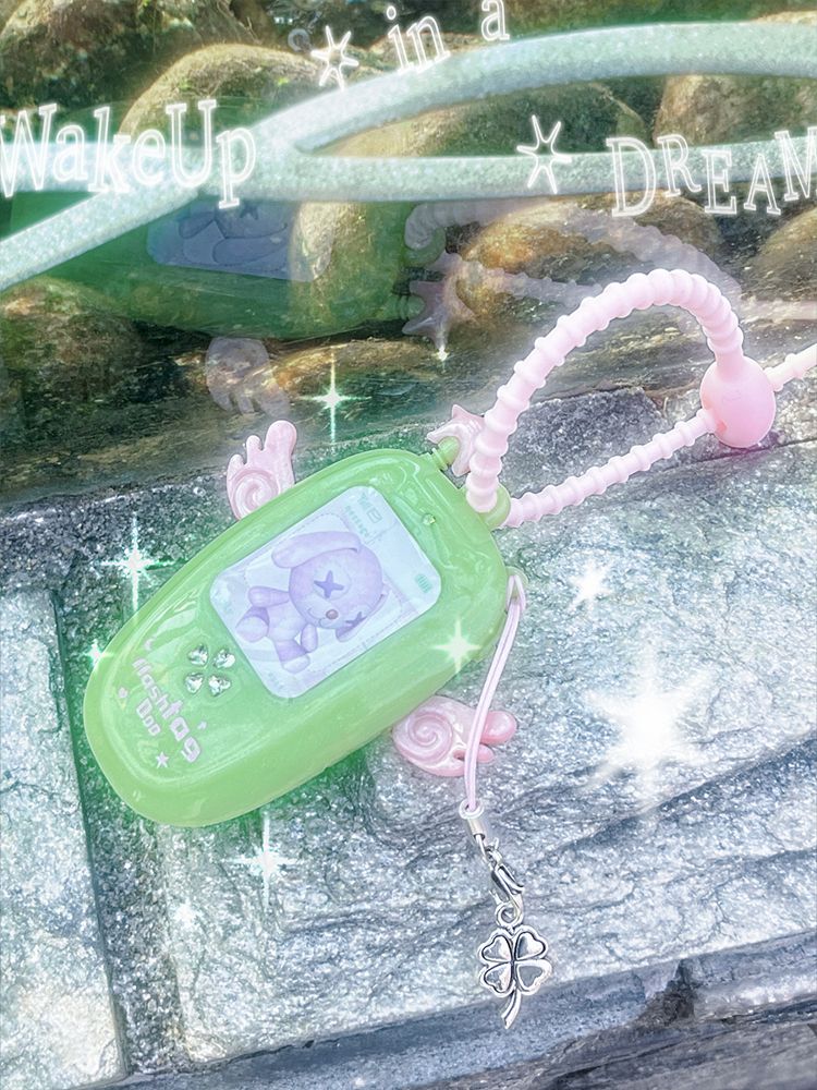 Clover Wings Angel Vintage Cell Phone Pendant【s0000012203】