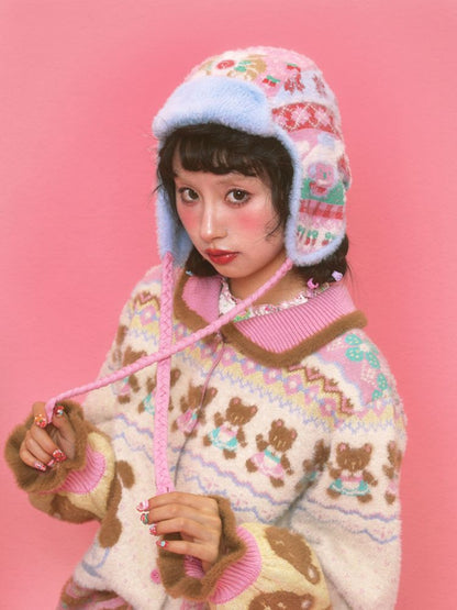 Twist Ear Protection Hat【s0000011321】