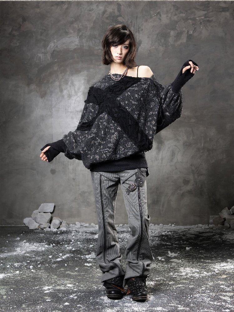 Cross Bat Sleeve Top【s0000015946】