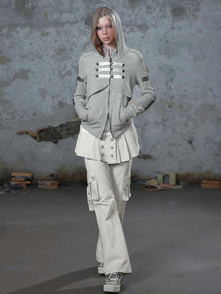 Metallic Napoleon Hooded Jacket【s0000018101】