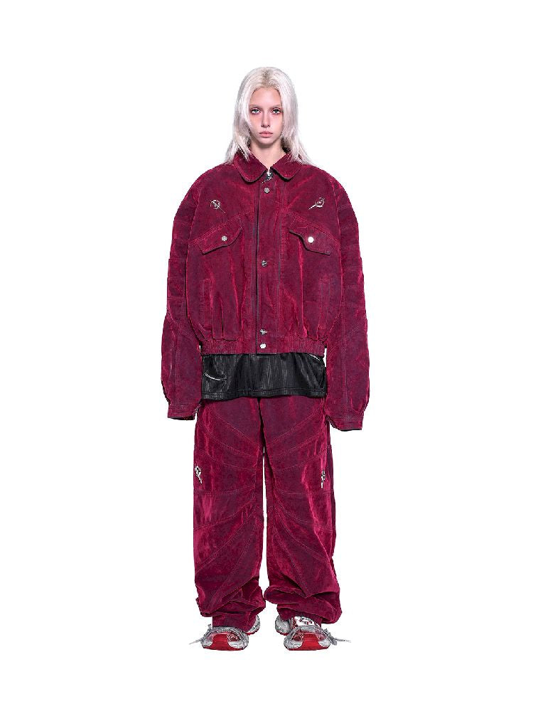 Y3K 벨벳 데님 재킷 [S0000011023]