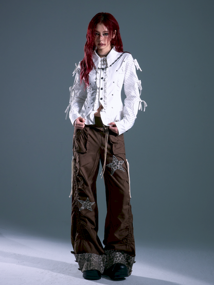 Contour Waist Temperament Long Sleeve Shirt【s0000013692】