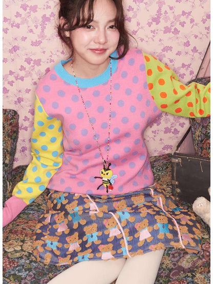 Handmade Beaded Bee Necklace Pendant【s0000015029】