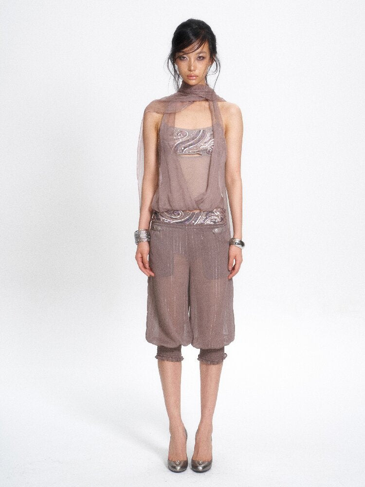 スカート Sculture tokyo Cake lantern skirt pants Detachable Chiffon Lantern Pants【s0000017661】 – SCULTURE（エス