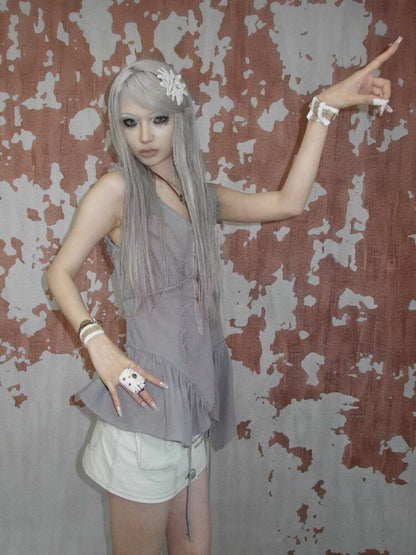 Forest Vintage Irregular Vest Strap【s0000017976】