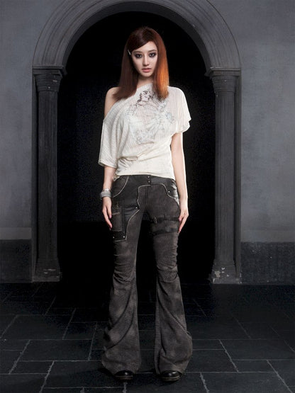 One neck short sleeve t-shirt【s0000012314】