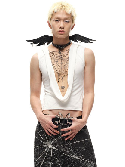 Necklace Rhinestone Swing Neck Vest【s0000012605】