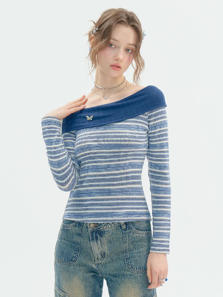 Slash Long Sleeve T-shirt【s0000011517】