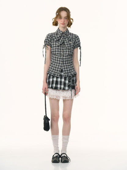 Plaid Half-body Skirt【s0000012266】