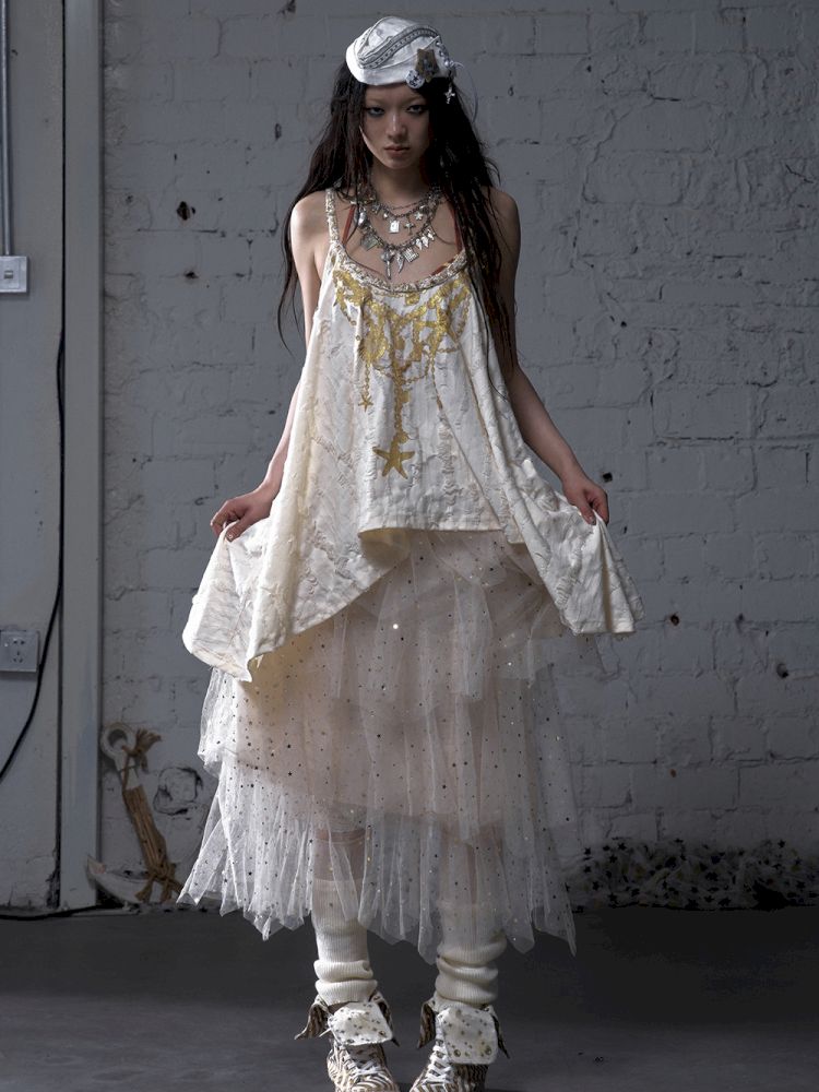 Ribbon Lazy Irregular Loose Halter Top【s0000012787】