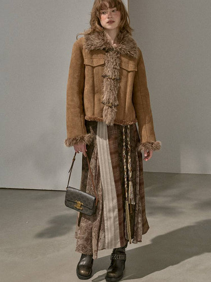 Faux Fur Collar Jacket【s0000014409】