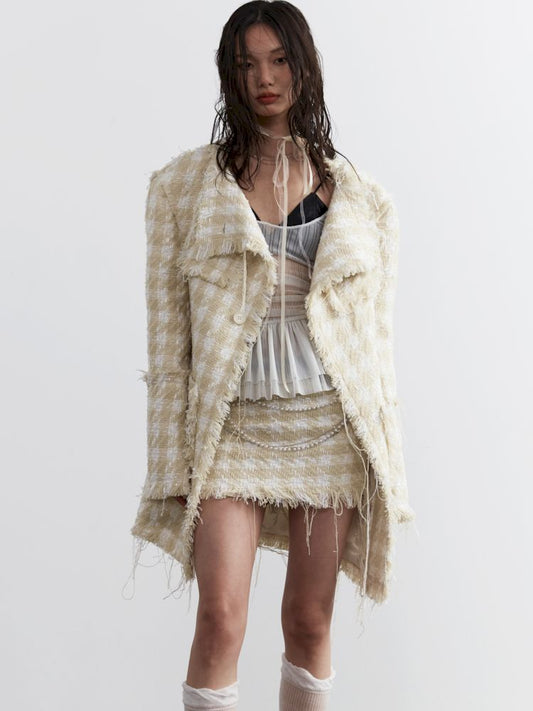 나는 tt fraglanse 체인 Ultra Short is LF 스커트 [S0000007270]