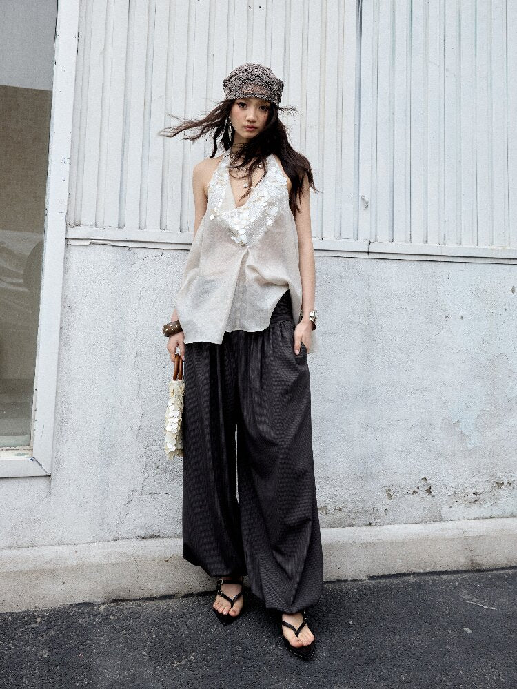 Nomad Relaxed Striped Balloon Pants【s0000016872】