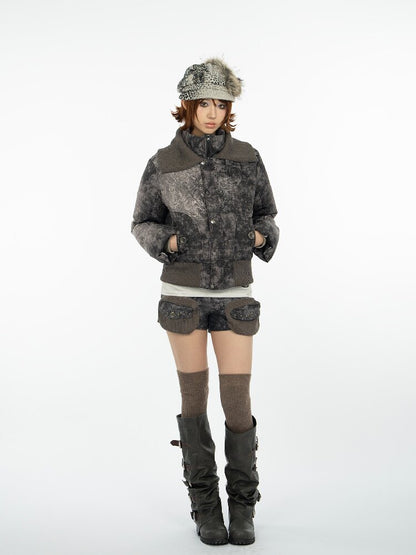 Mysterious Pattern Down Jacket【s0000018079】