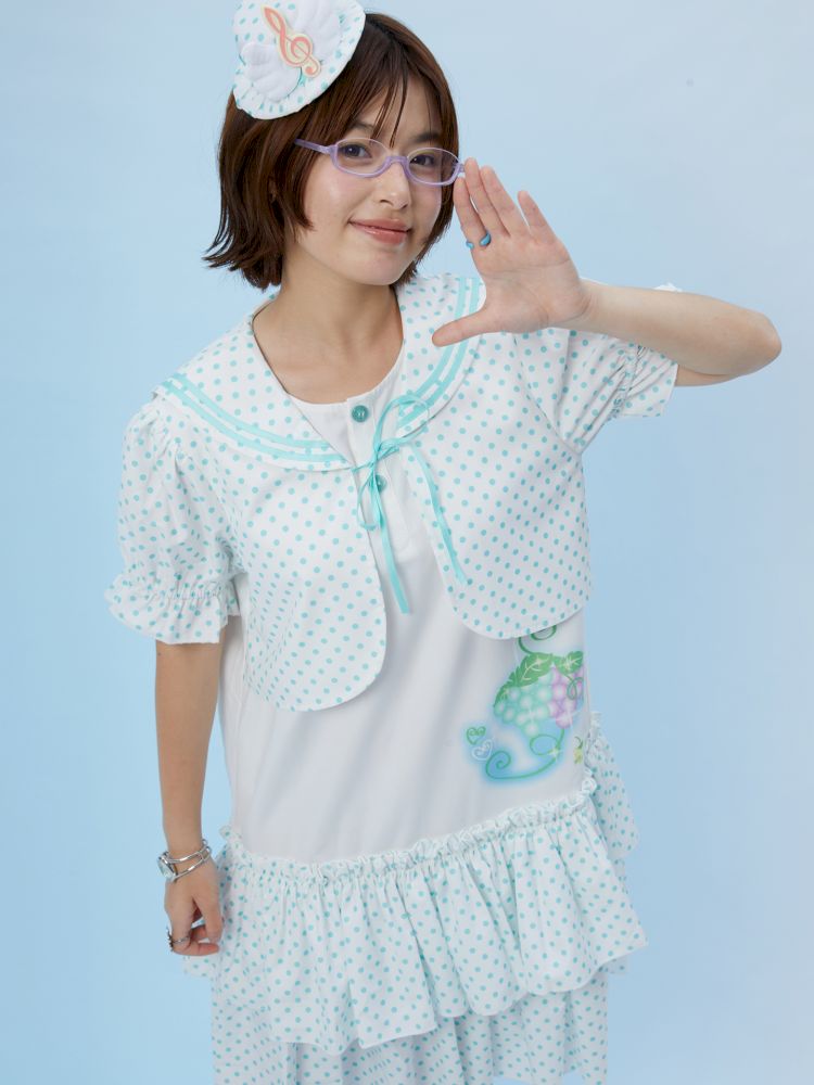 Navy Collar Two-Piece Dress【s0000013161】