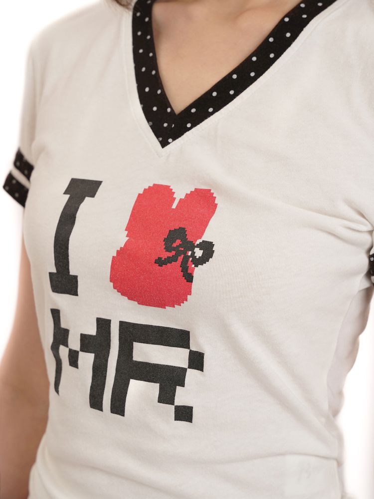 V-Neck Tight-Fitting T-Shirt【s0000012558】