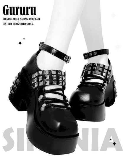 Y2K girl thick-soled shoes【s0000012964】