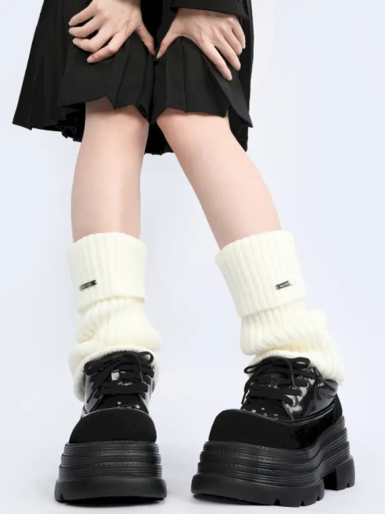 Punk-Chic Platform Ankle Boots【s0000014180】