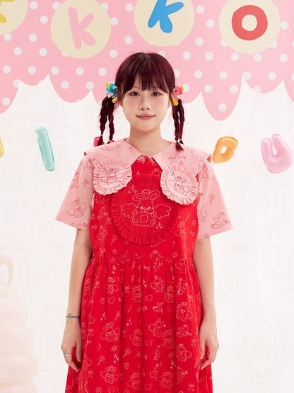 Animal Angel Strappy Skirt Tank Top Skirt【s0000013191】