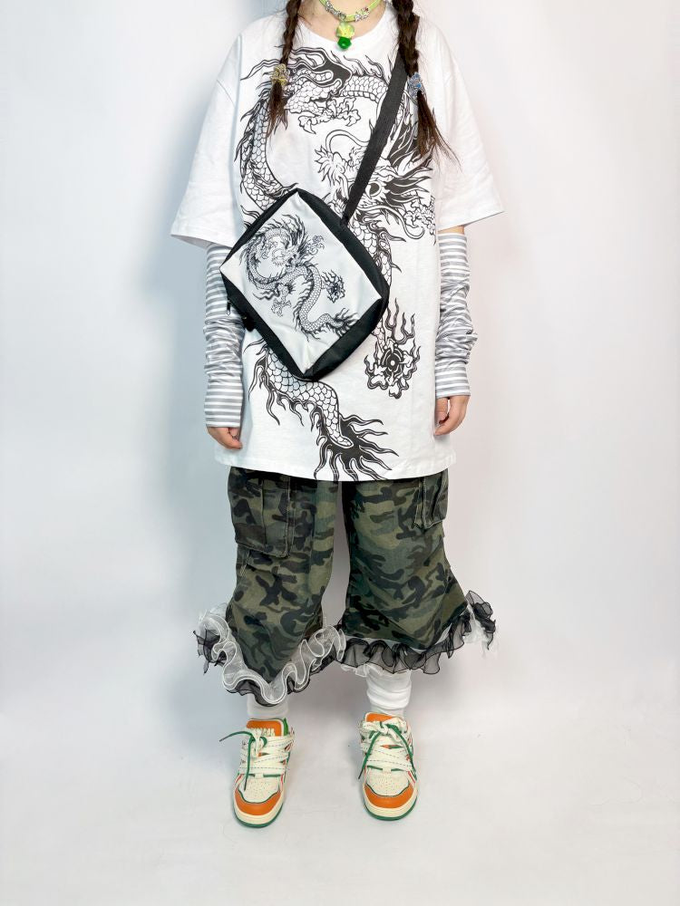 Short-sleeved tops subculture suit【s0000013727】