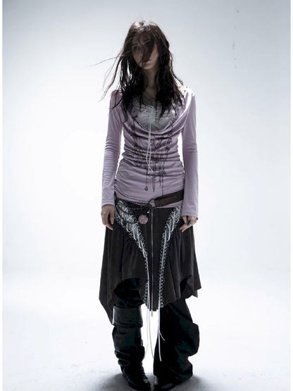 Romantic Styling Half Skirt【s0000011269】