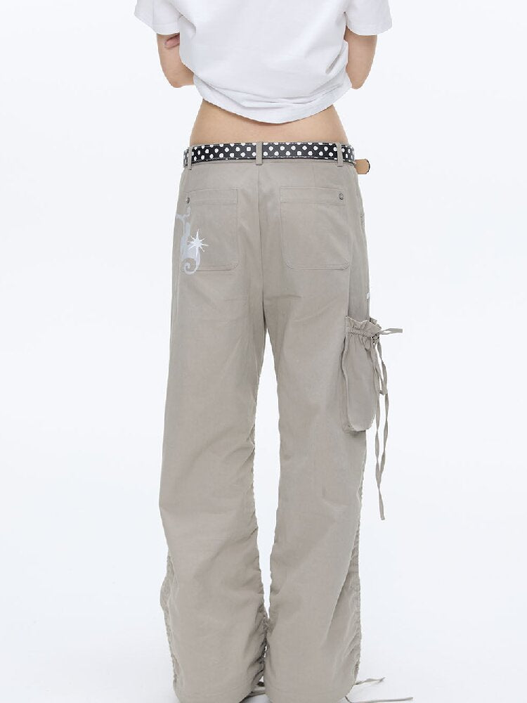 Vine Shirring Pleats Cargo Pants【s0000016376】