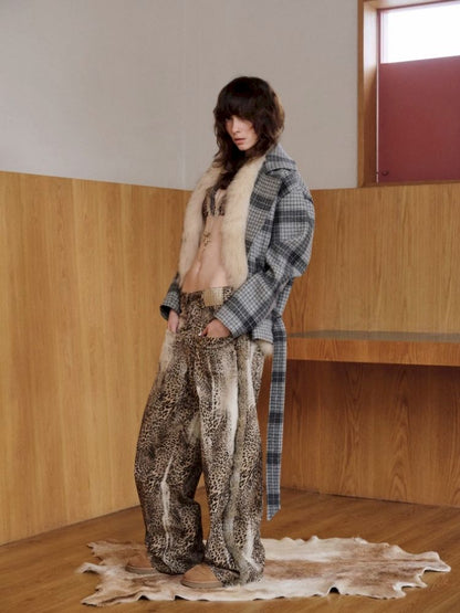 Raccoon Hair Knit Sleevels Vest [S0000010662]