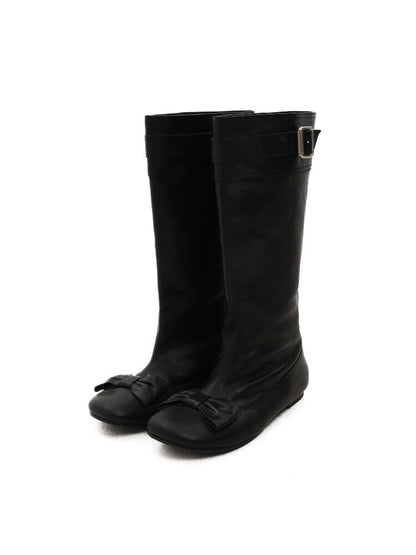 Oil Wax Cowhide Butterfly Boots【s0000016081】