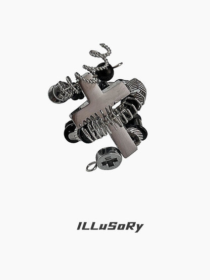 Hardcore Punk Design Closed Ring【s0000018890】