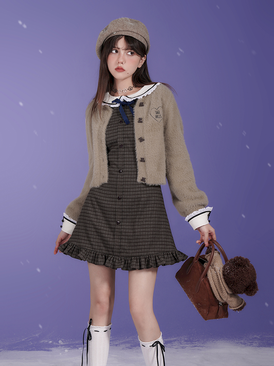 Doll Collar Long Sleeve Dress【s0000011661】