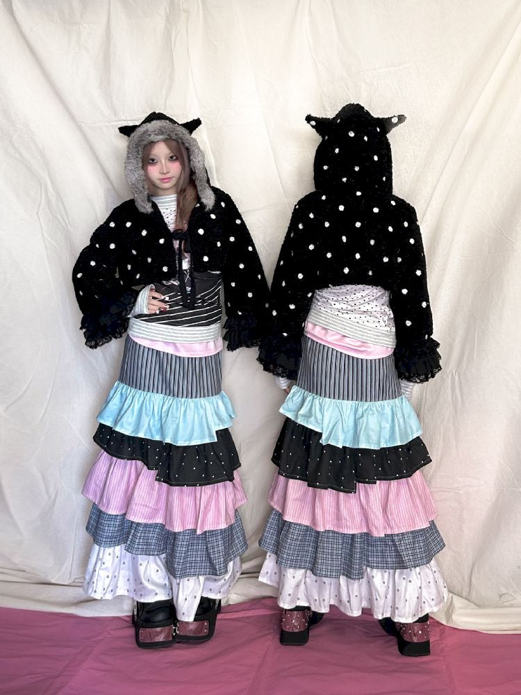Multi-Layered Irregular Half-Body Skirt【s0000011948】