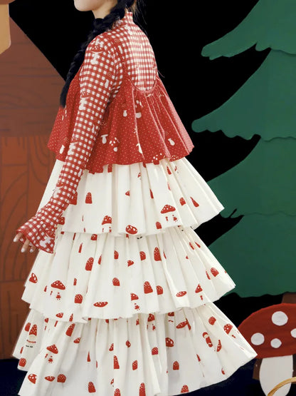 Multi-Layer Strapless Dress【s0000013933】