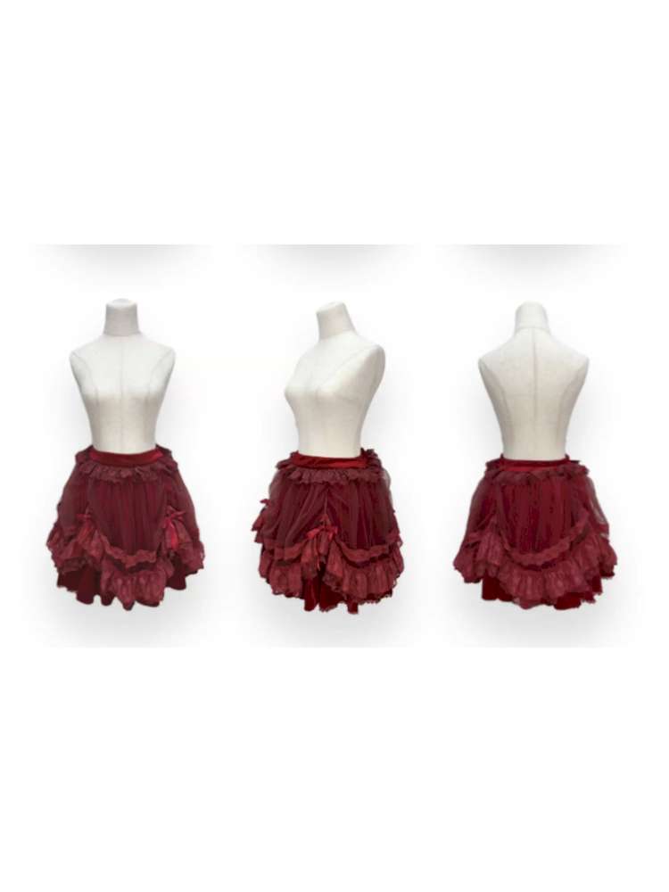 Dark Lolita Lace Mesh Sundress Dress【s0000014684】