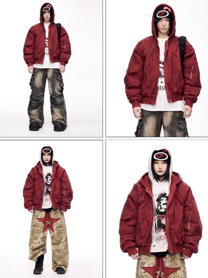 Raw Edge Short Cotton Jacket【s0000011355】