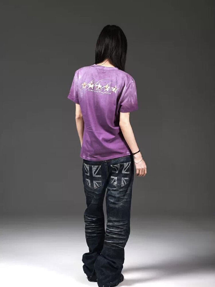 Leopard Heart Damaged Worn Tee【s0000018270】