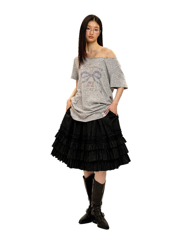 Heavy Works Layered Lace Skirt【s0000016092】