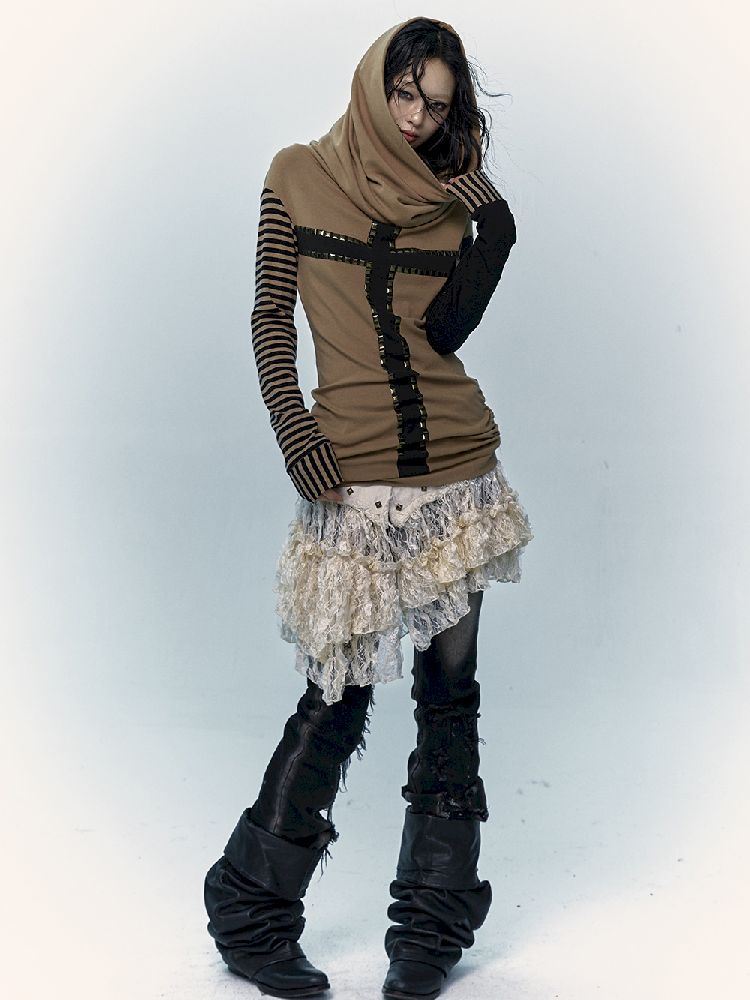 Lace Mesh Half Skirt【s0000011431】